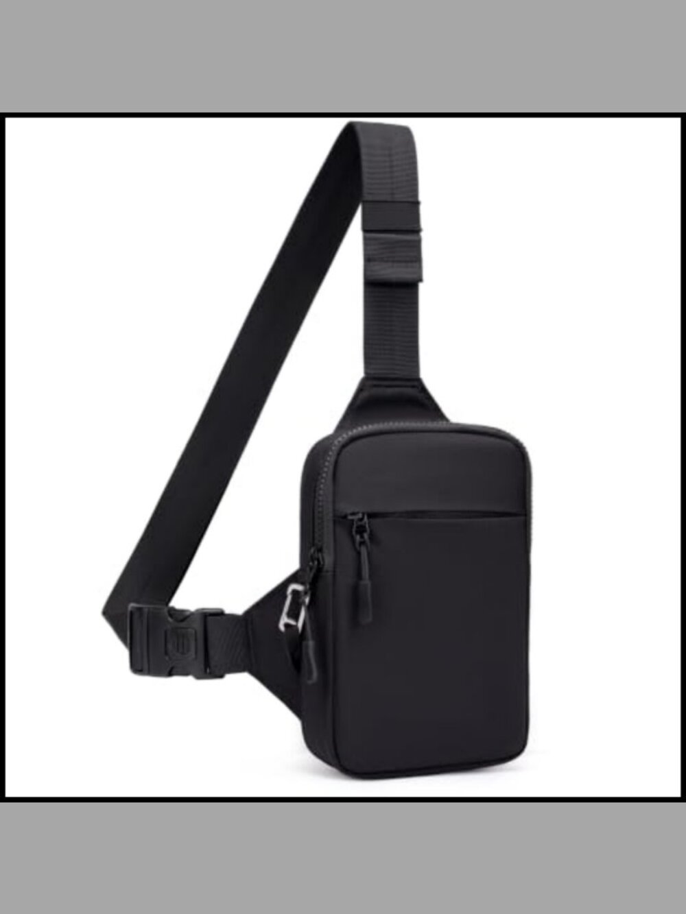 RFID Blocking Anti-Theft Sling Crossbody Bag Water-Resistant Nylon